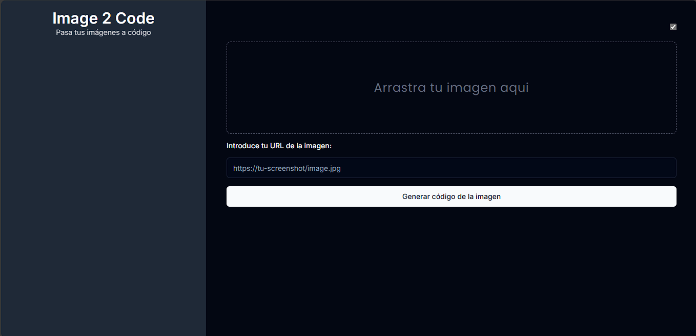 Herramienta Image to Code