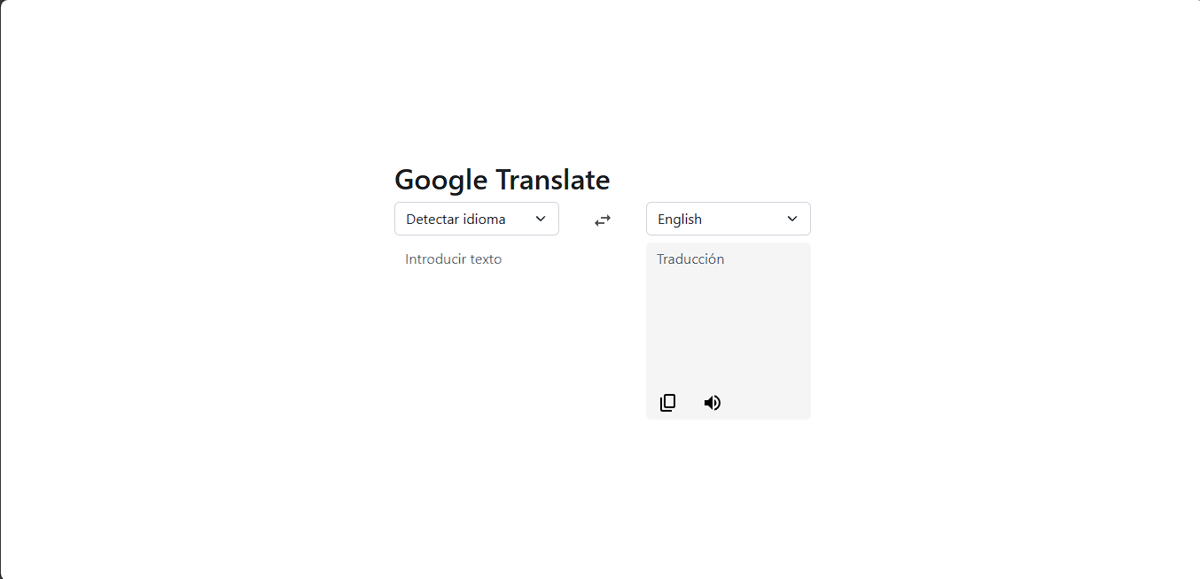 Clon traductor Google